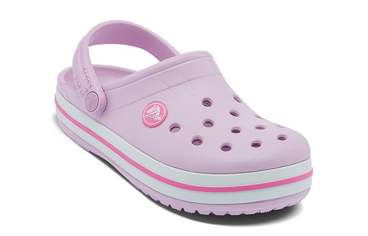 (GS) Crocs Crocband Clog 'Pink White' 207006-6GD