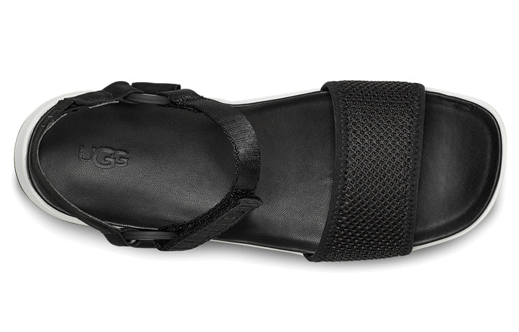 (WMNS) UGG Aissa Lightweight Cozy Sports Sandals Black 1120054-BLK