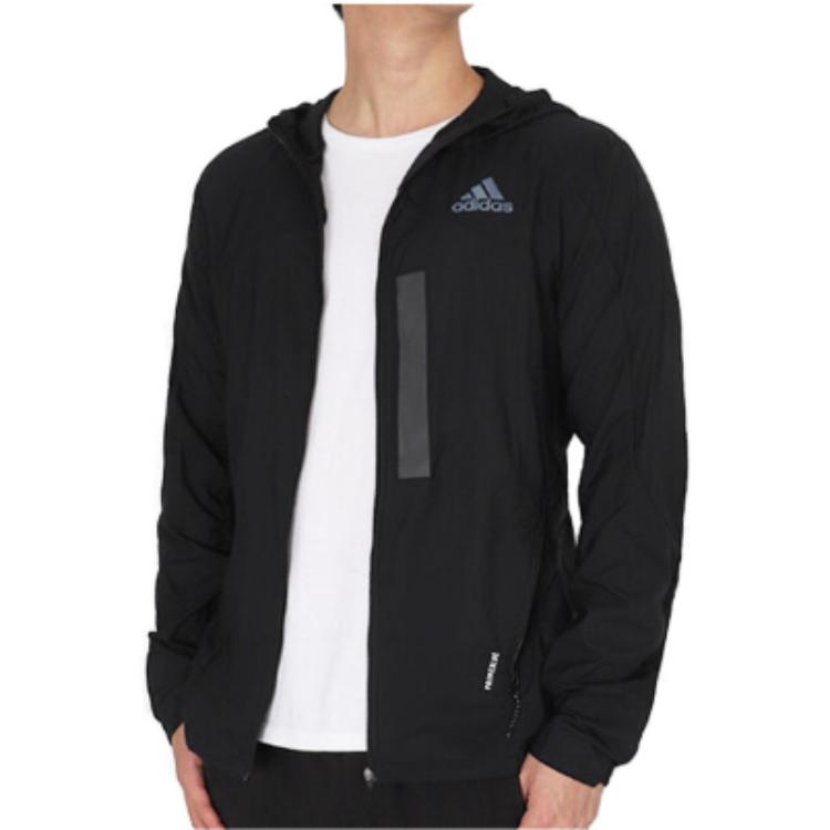 adidas Marathon Translucent Running Jacket 'Black' H59938