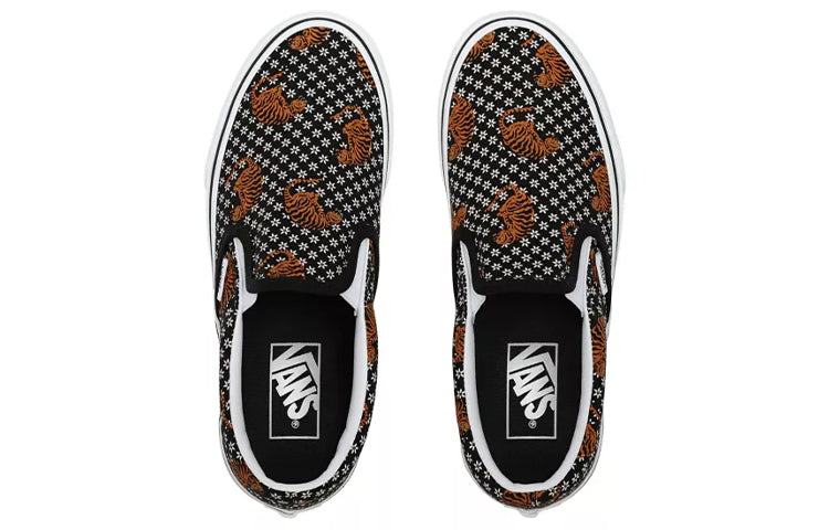 Vans Classic Slip-On 'Black White Yellow' VN0A4U3819M