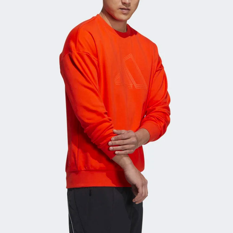 adidas SPORTSWEAR LOGO SWEATSHIRT 'Bold Orange' H40193
