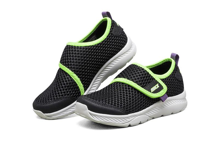 (GS) Skechers Comfy Grip 'Black Green' 660059L-BKLM
