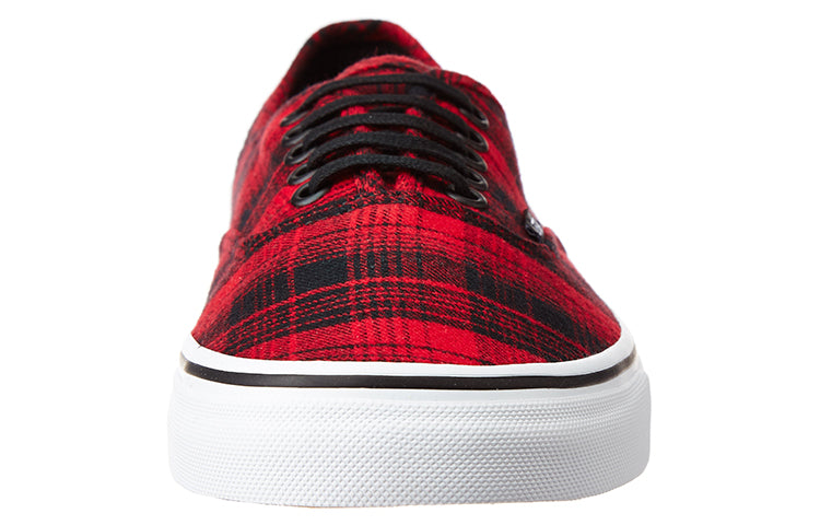 Vans Authentic Sneakers Plaid 'Red Black' VN0A348AM1U