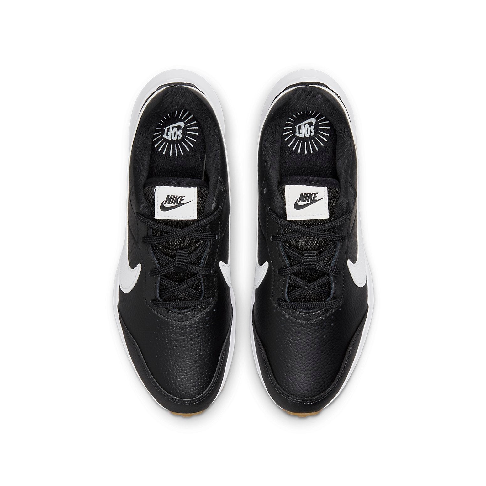 (GS) Nike Varsity Leather 'Black White' CN9146-008