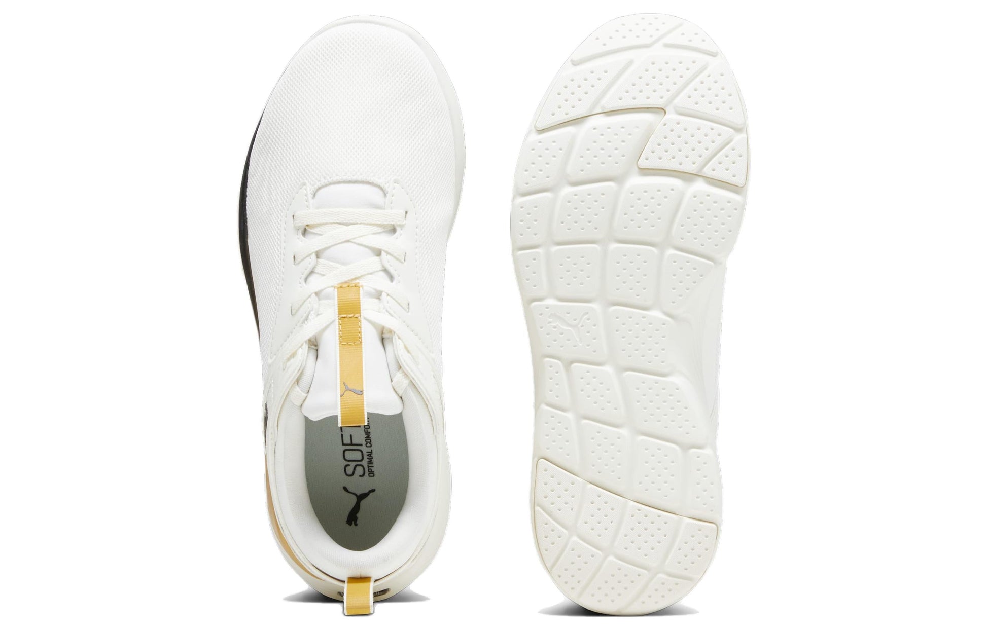 (WMNS) PUMA Softride Remi Molten Metal 'White Puma Gold' 378848-02