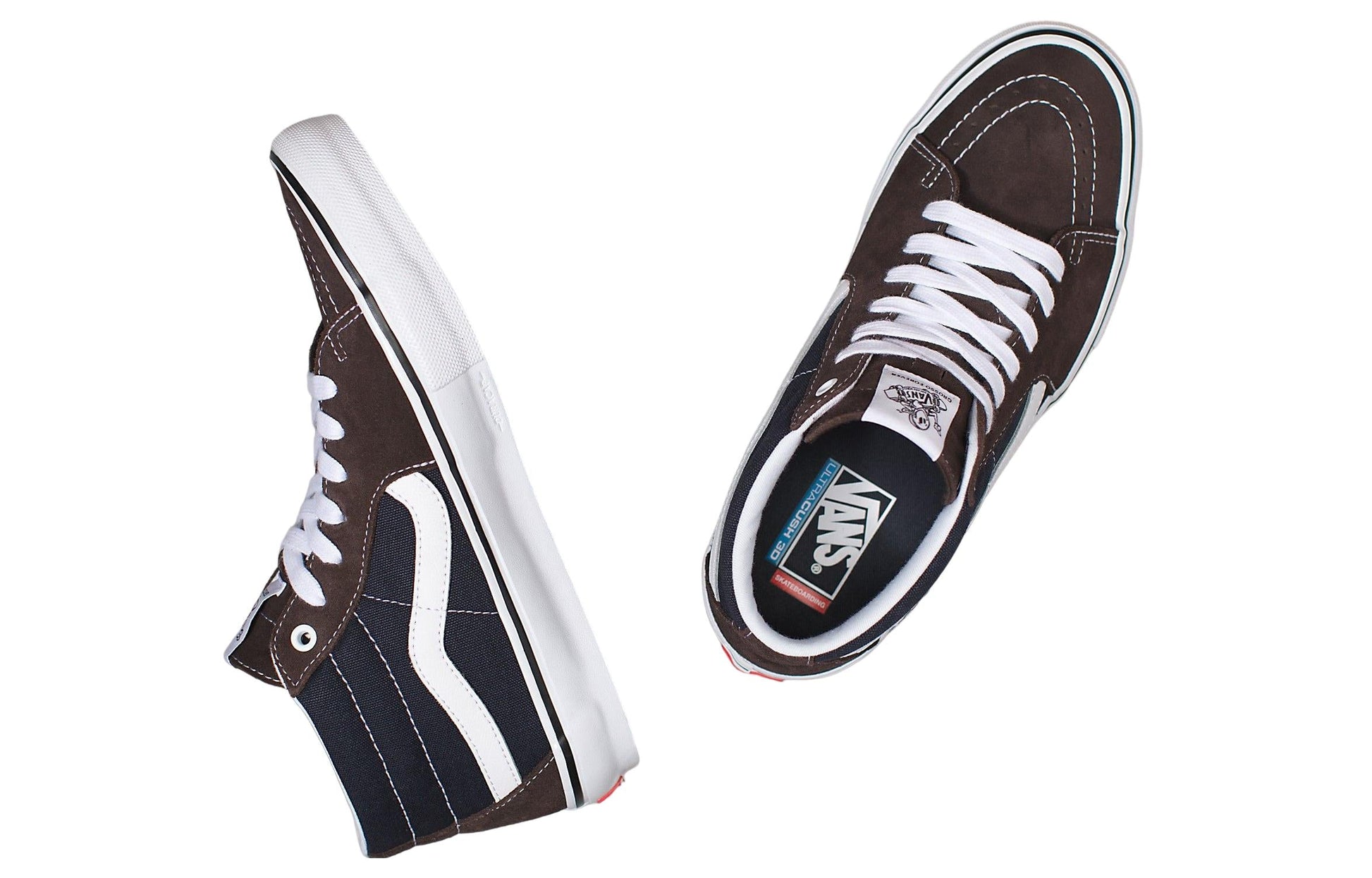 Vans Skate Grosso Mid 'Dark Brown Navy' VN0A5FCGBF7