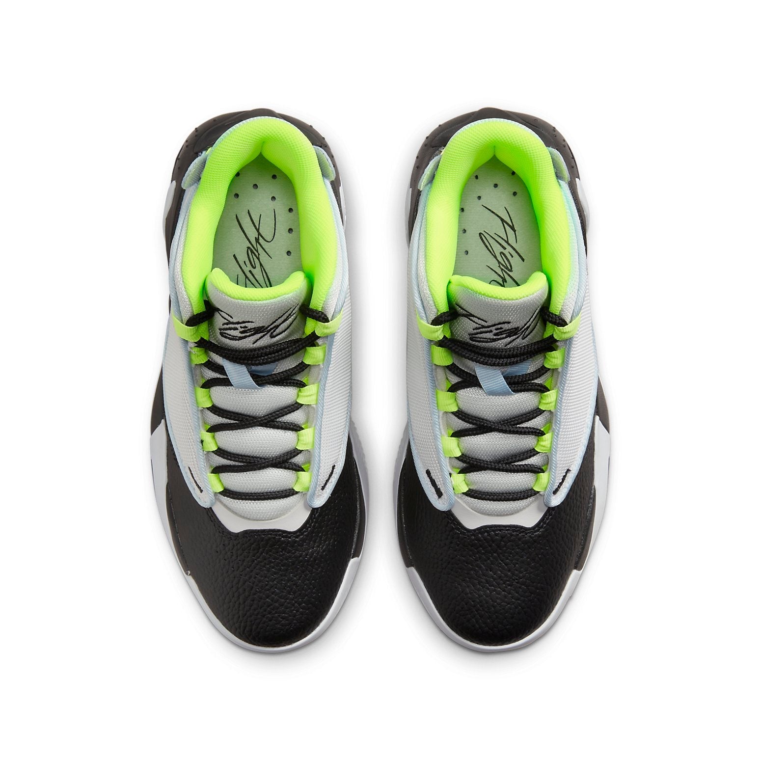 (GS) Air Jordan Max Aura 4 'Platinum Black Volt' DV3175-017