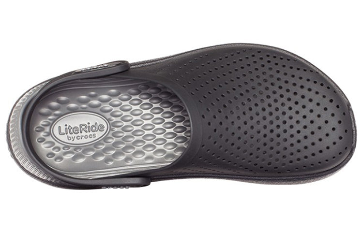 Crocs LiteRide Flash Shoes Unisex Gray Sandals 204592-0DD