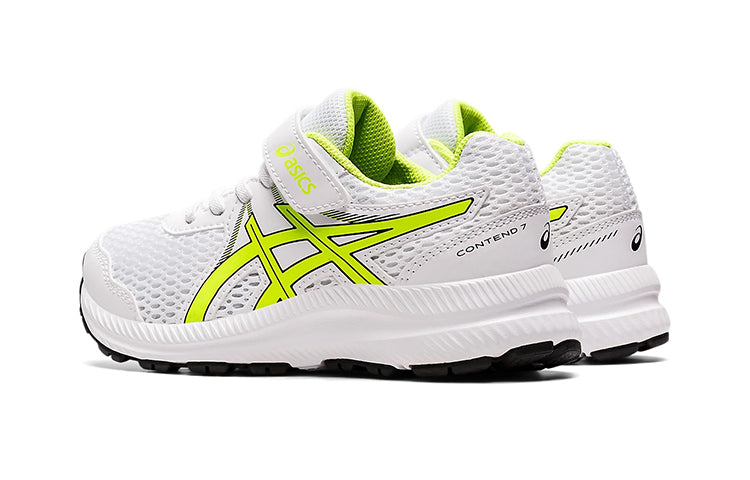 (PS) ASICS Gel-Contend 7 K 'White Yellow' 1014A194-114