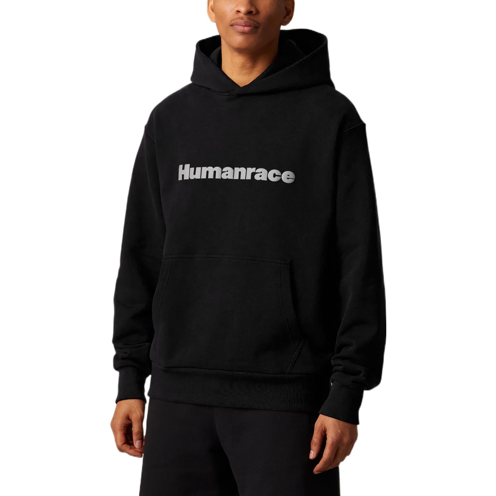adidas x Pharrell Humanrace Logo Hoodie 'Black' HG1812