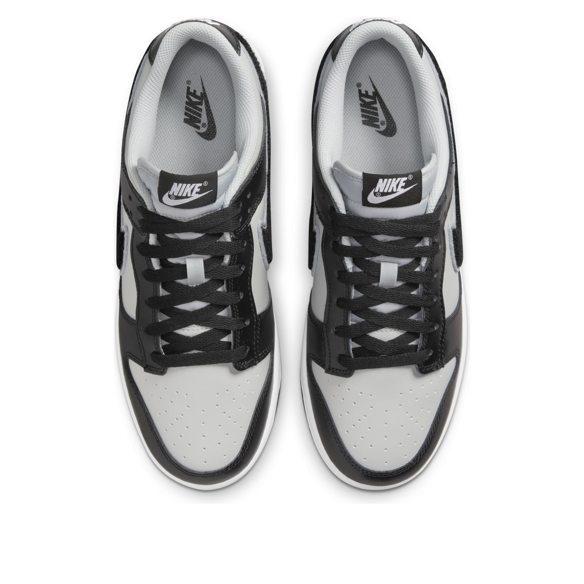 Nike Dunk Low 'Chenille Swoosh - Black Grey Fog' DQ7683-001
