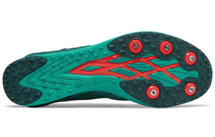 (WMNS) New Balance Xc5k v5 Track Spike 'Green White' WXC5KBG5