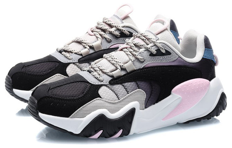 (WMNS) Li-Ning X-Claw Lite Low 'Black Grey' AGLQ124-2