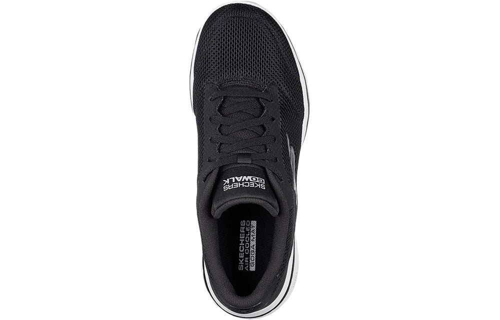 (WMNS) Skechers Go Walk Cushioning Lightweight Casual Sports Shoe Black 15902-BKW