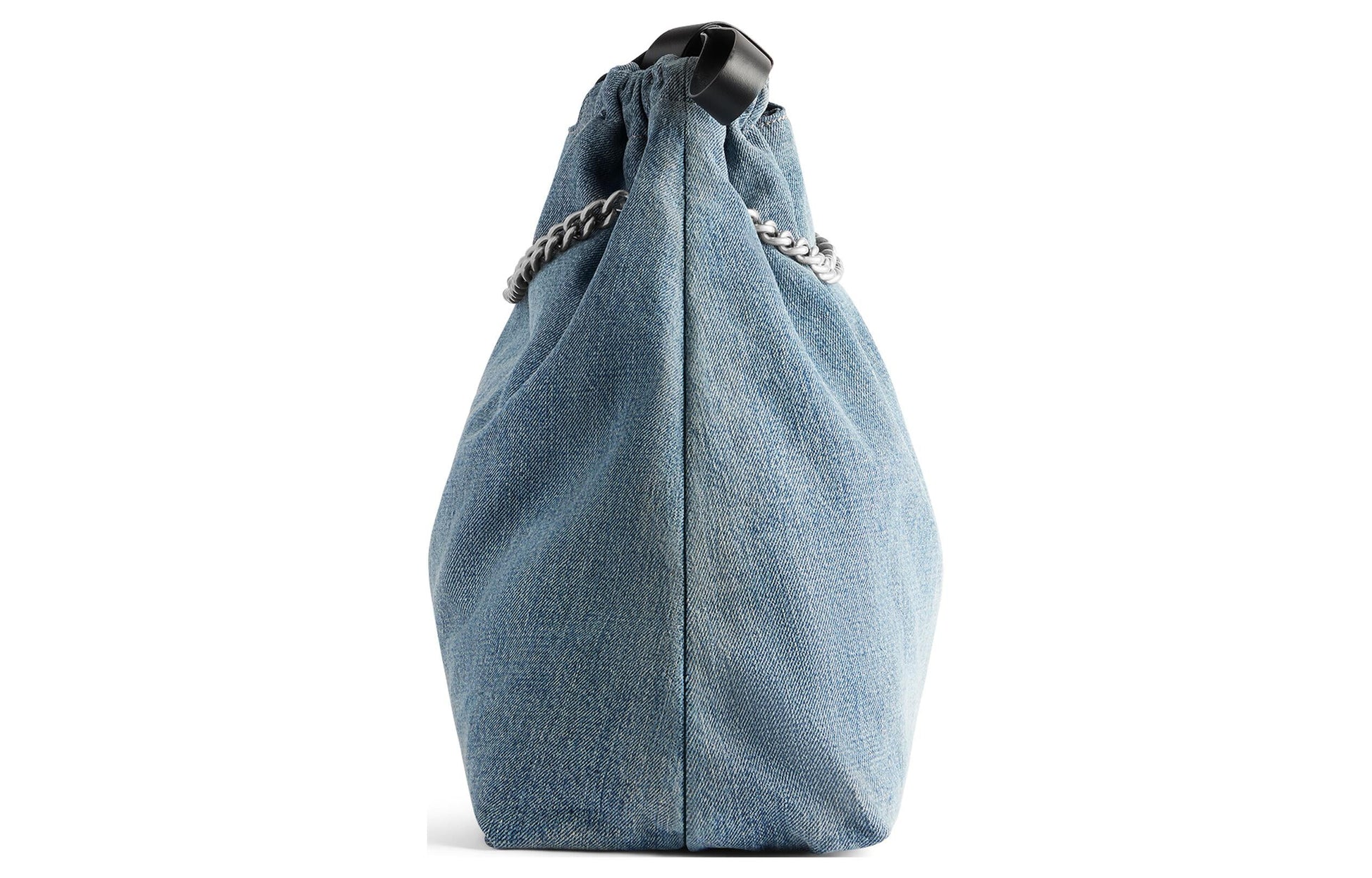 (WMNS) Balenciaga Crush Medium Tote Bag Denim 'Blue' 7429412AAYA4661