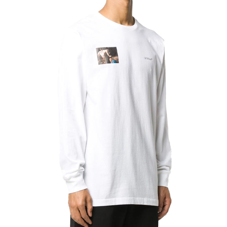 Off-White FW20 Arrows Mens Logo Long Sleeve OMAB001E20JER0060110