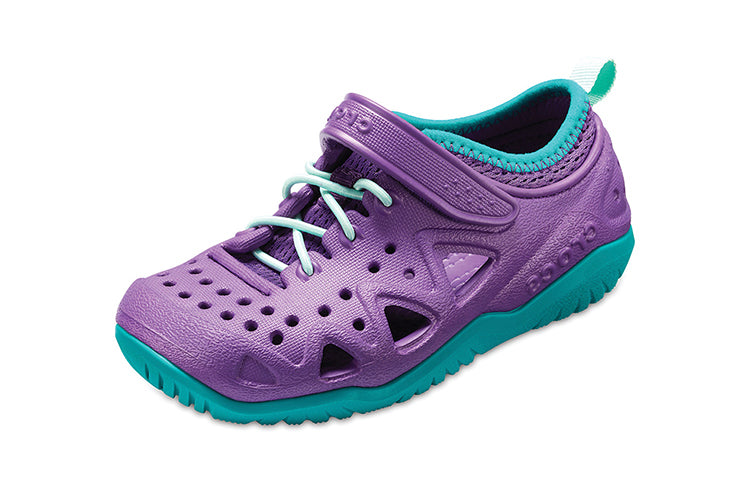 (GS) Crocs Swiftwater Play Shoes 'Purple Turquoise' 204989-57H