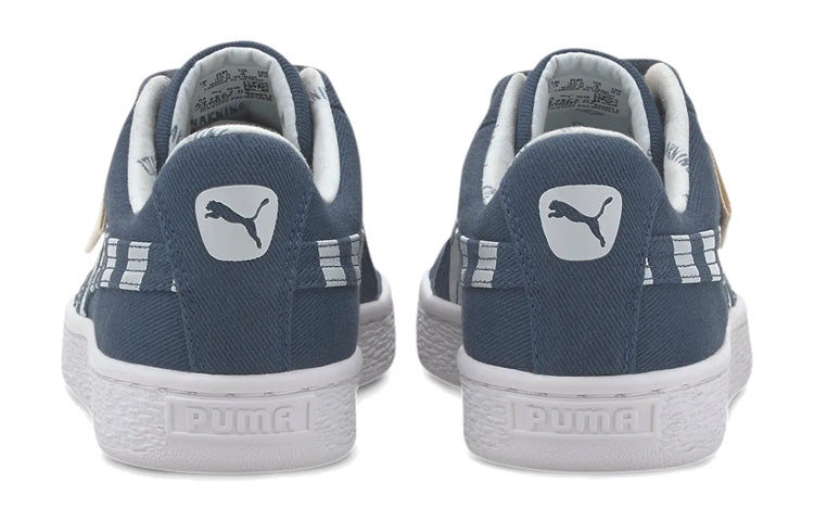 (GS) PUMA Basket Canvas 'TIme 4 Change - Dark Denim' 372862-02