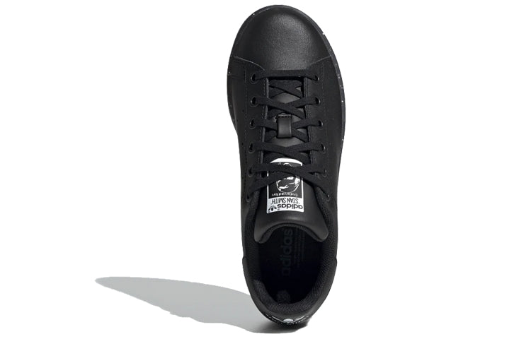 (GS) adidas originals Stan Smith J 'Black' EE7575