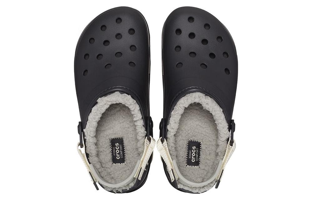 Crocs All Terrain Lined Clog 'Black White' 207936-001