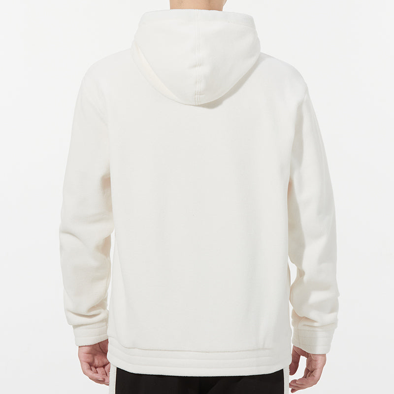PUMA Logo Polar Fleece Hoodie 'White' 534929-93