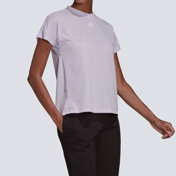 (WMNS) adidas St Tee Sports Stylish Round Neck Short Sleeve White FI6734