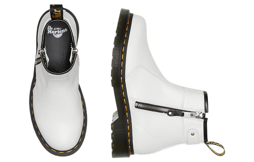 (WMNS) Dr. Martens 2976 Twin Zip Boots 'White' 27618100