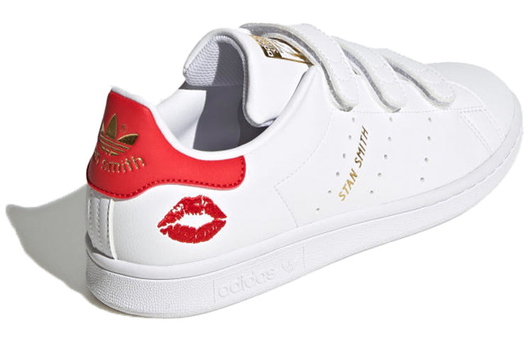 (WMNS) adidas originals Stan Smith Shoes 'White Red Lips' S42845