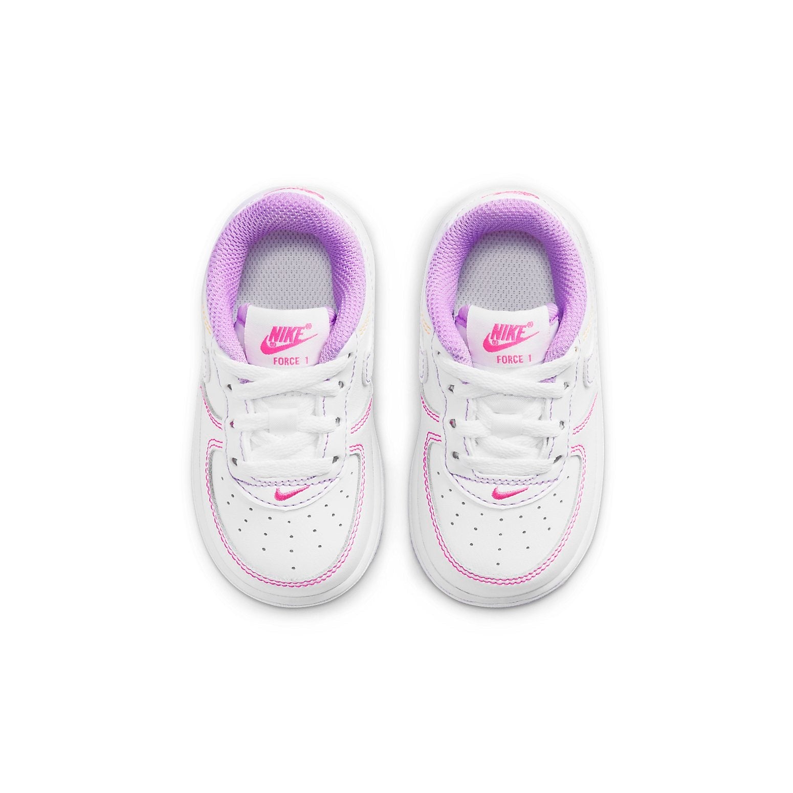 (TD) Nike Force 1 'Contrast Stitch - Fuchsia Glow' DC9671-110