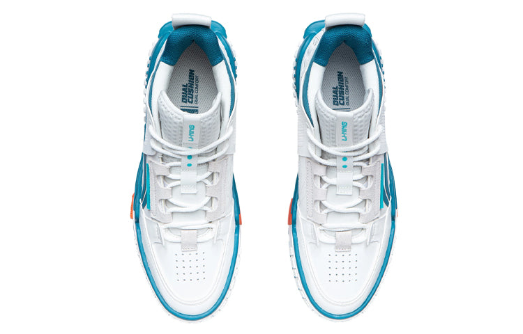 Li-Ning No.258 Mid 'White Blue Green' AGCR311-2