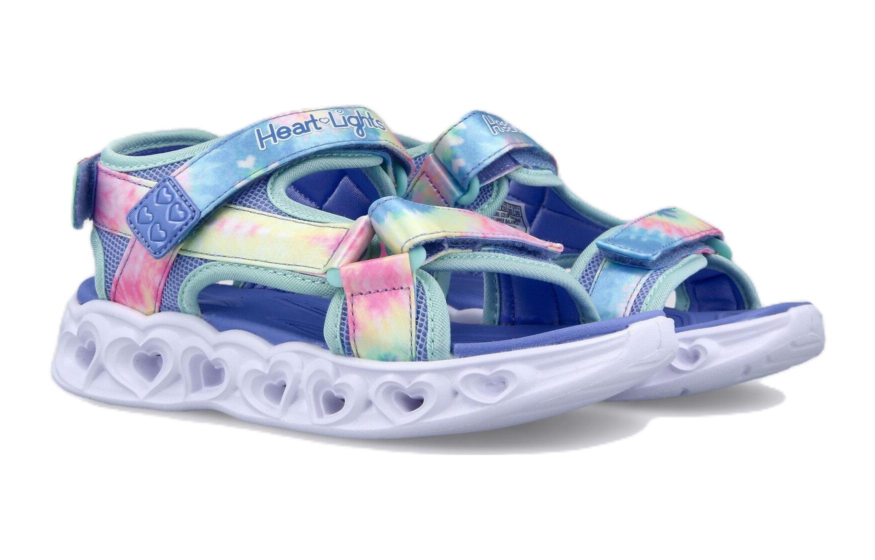 (GS) Skechers Heart lights Sandals 'Multi-Color' 302160L-BLMT