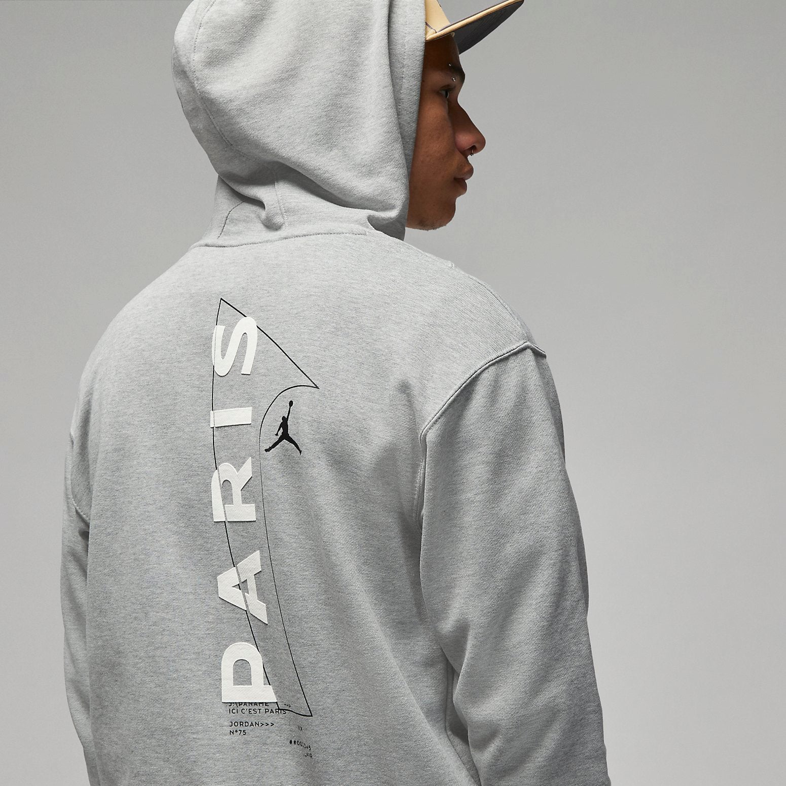 Nike Paris Saint-Germain Pullover Hoodie 'Dark Grey Heather' DM3096-063