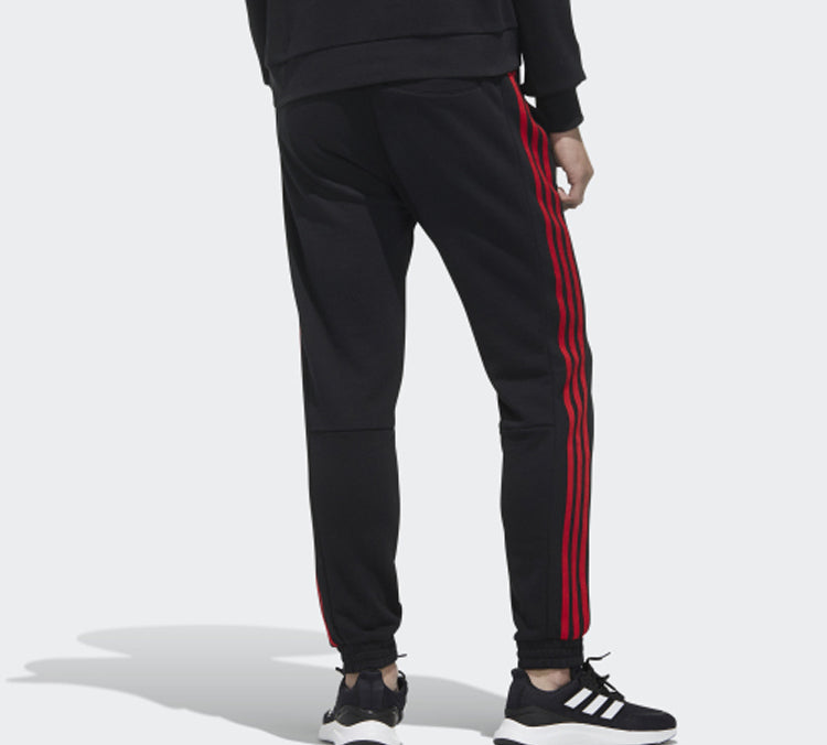 adidas neo M Vlday Tp Side Stripe Sports Pants Black FU0220