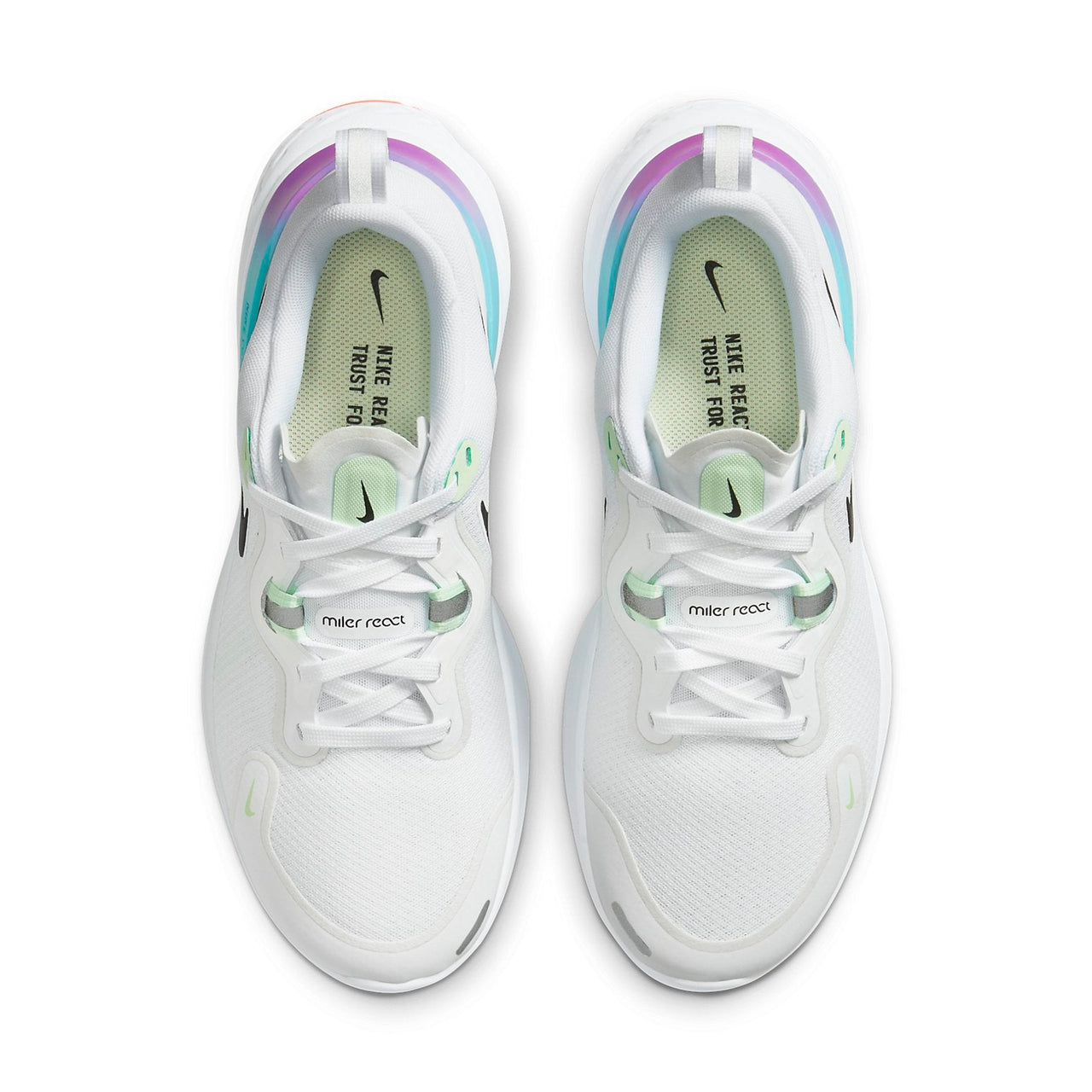 (WMNS) Nike React Miler 'White Multi' CW1778-102