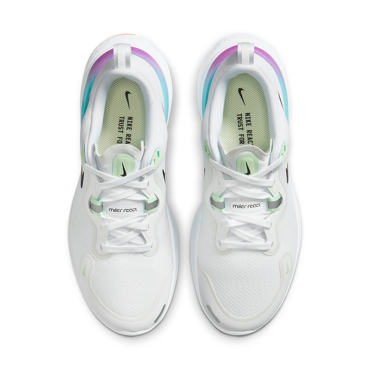 (WMNS) Nike React Miler 'White Multi' CW1778-102