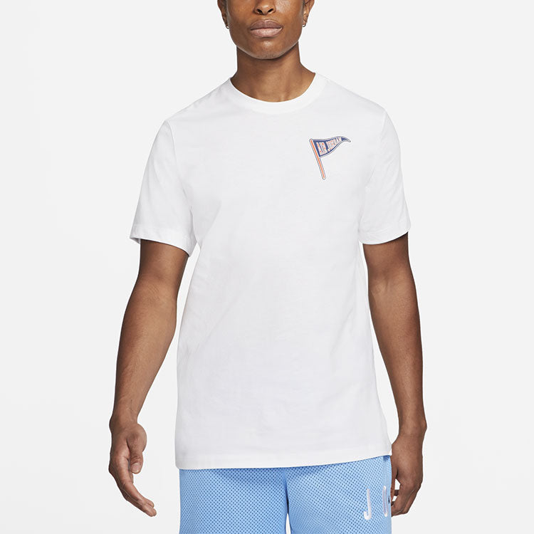 Air Jordan AJ23 MENS Varsity Sports Crew-neck Short Sleeve White CV3410-100