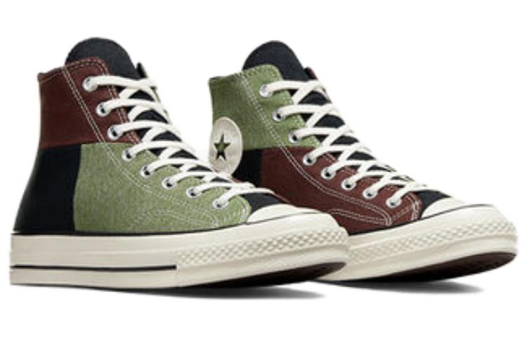 Chuck 70 High 'Crafted Patchwork - Trolled Green Earth Brown' A04509C