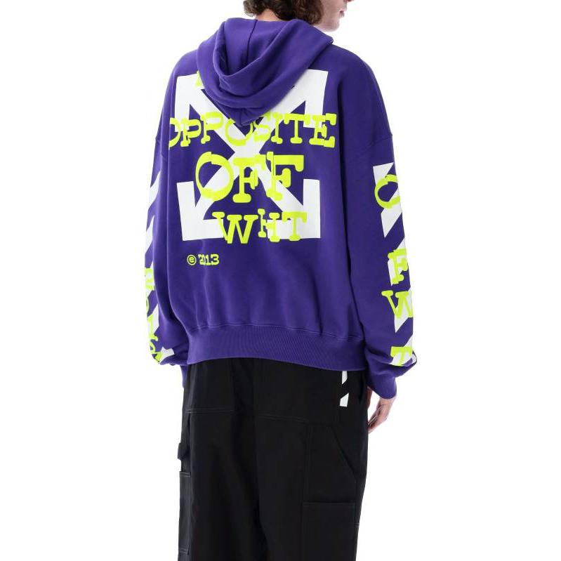 Off-White Opposite Arrow Cotton Sweatshirt  OMBB110S23FLE0023750