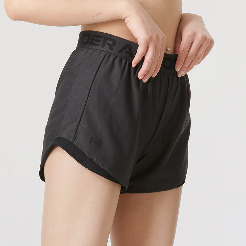 (WMNS) Under Armour Play Up Sports Shorts 'Black' 1362517-010