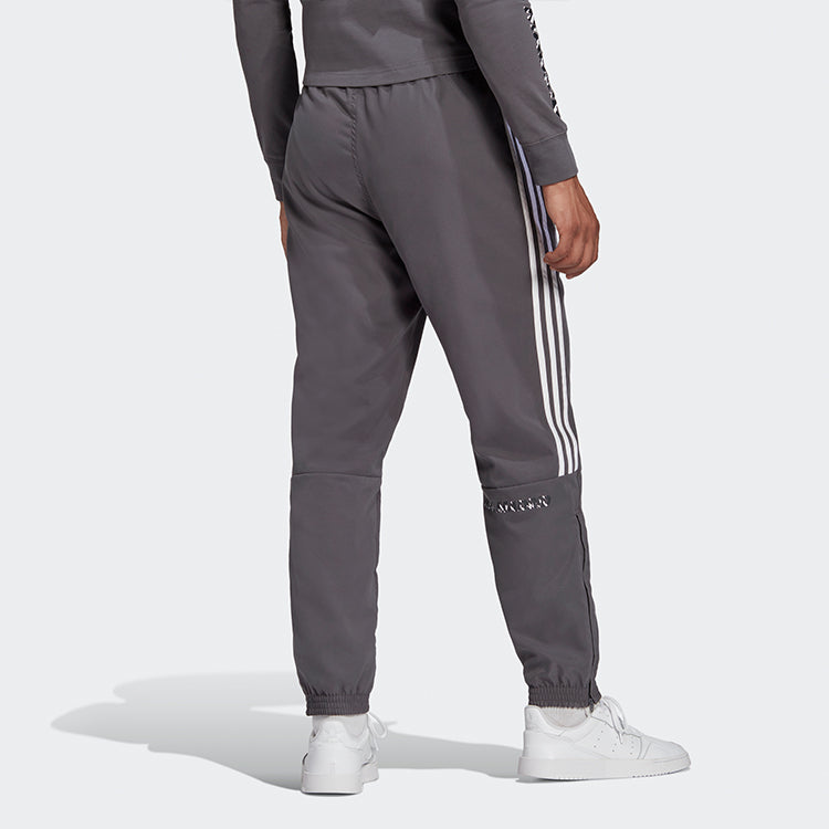 adidas Real Ssp Pnt Real Madrid Soccer/Football Slim Fit Training Sports Long Pants Gray GI0001
