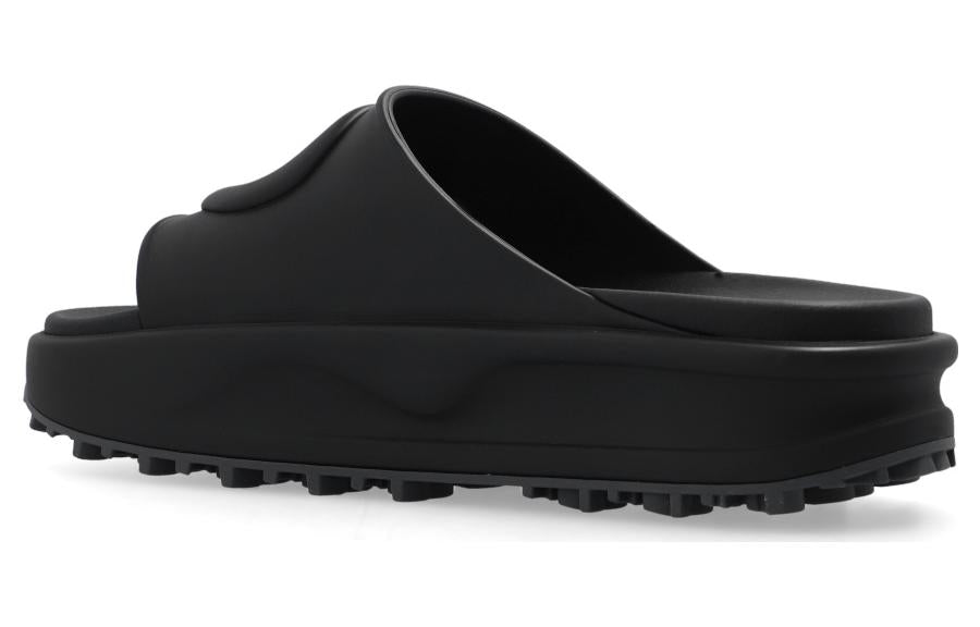 Gucci Interlocking G slide sandal 'Black Rubber' 692380-JF000-1000