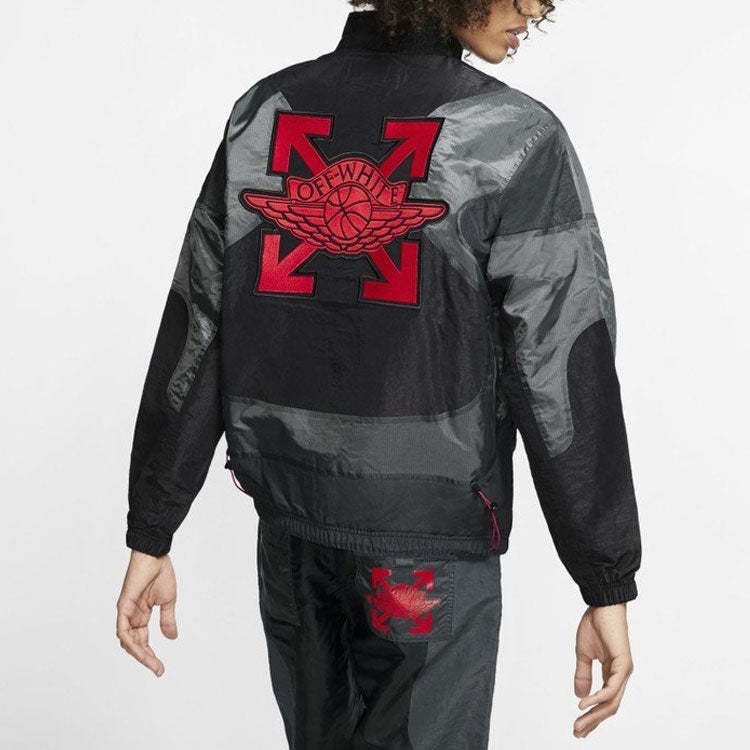 Air Jordan x Off-White Woven Jacket Asia Sizing 'Black' CV0551-010