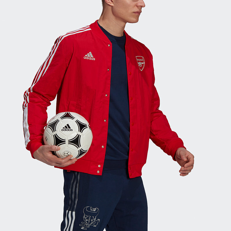 adidas Afc Cny Bomber Series Arsenal Soccer/Football Sports Jacket Red GU6959