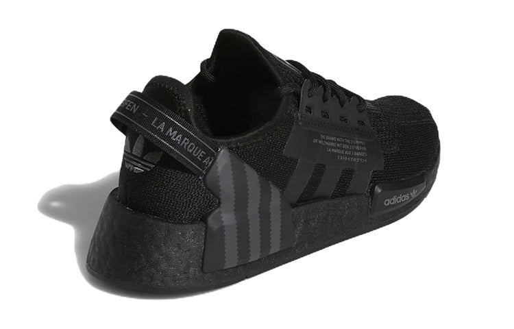 (GS) adidas NMD_R1 V2 'Black Grey' FZ6238