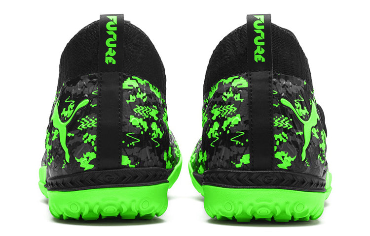 PUMA Future 19.3 Netfit TT M Soccer Shoes Black/Green 105542-03