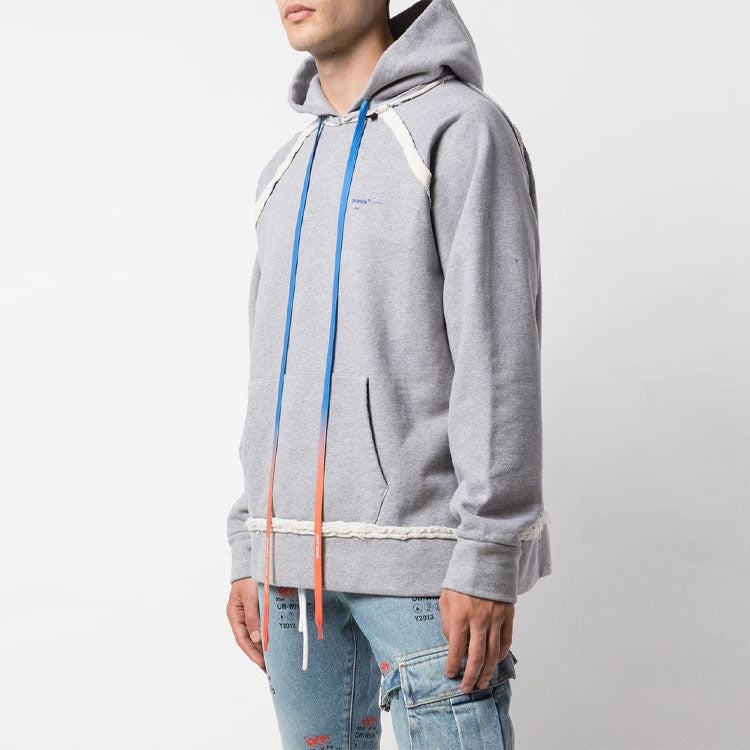 Off-White Arrow Gradient Drawstring Loose Fit Gray OMBB057F19E300100730