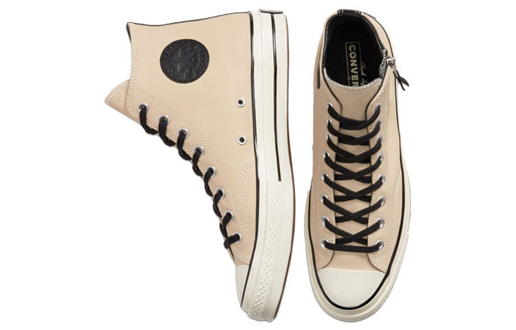 Converse Leather Side Zip Chuck 1970s 166722C