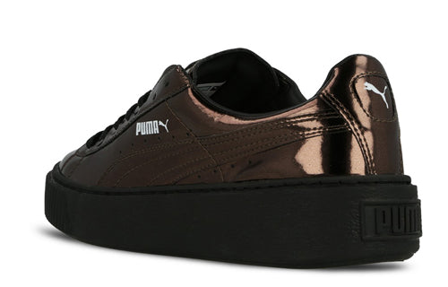 (WMNS) PUMA Basket Platform 'Metallic Bronze' 362339-03