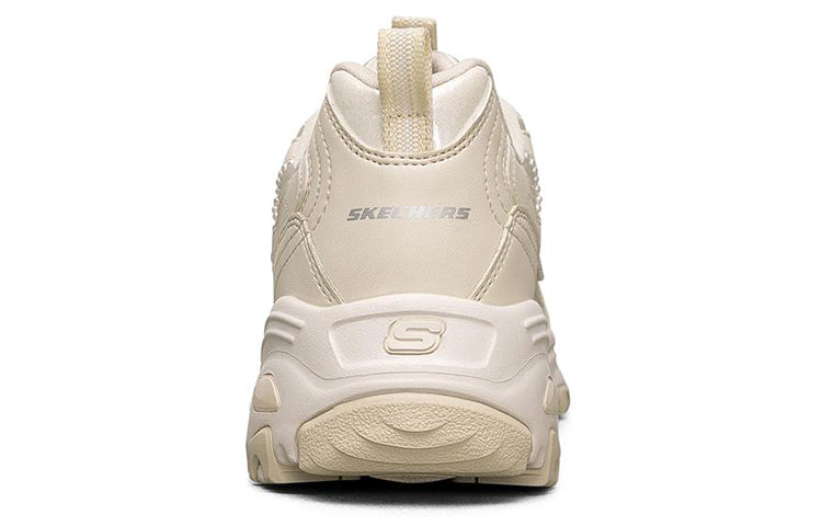 (WMNS) Skechers D'Lites 1.0 low Sneaker GS White 149463-OFWT