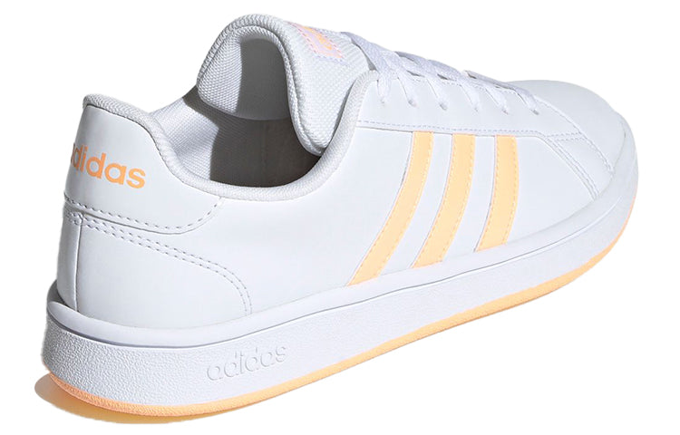 (WMNS) adidas neo Grand Court Base 'White Orange' FY8819